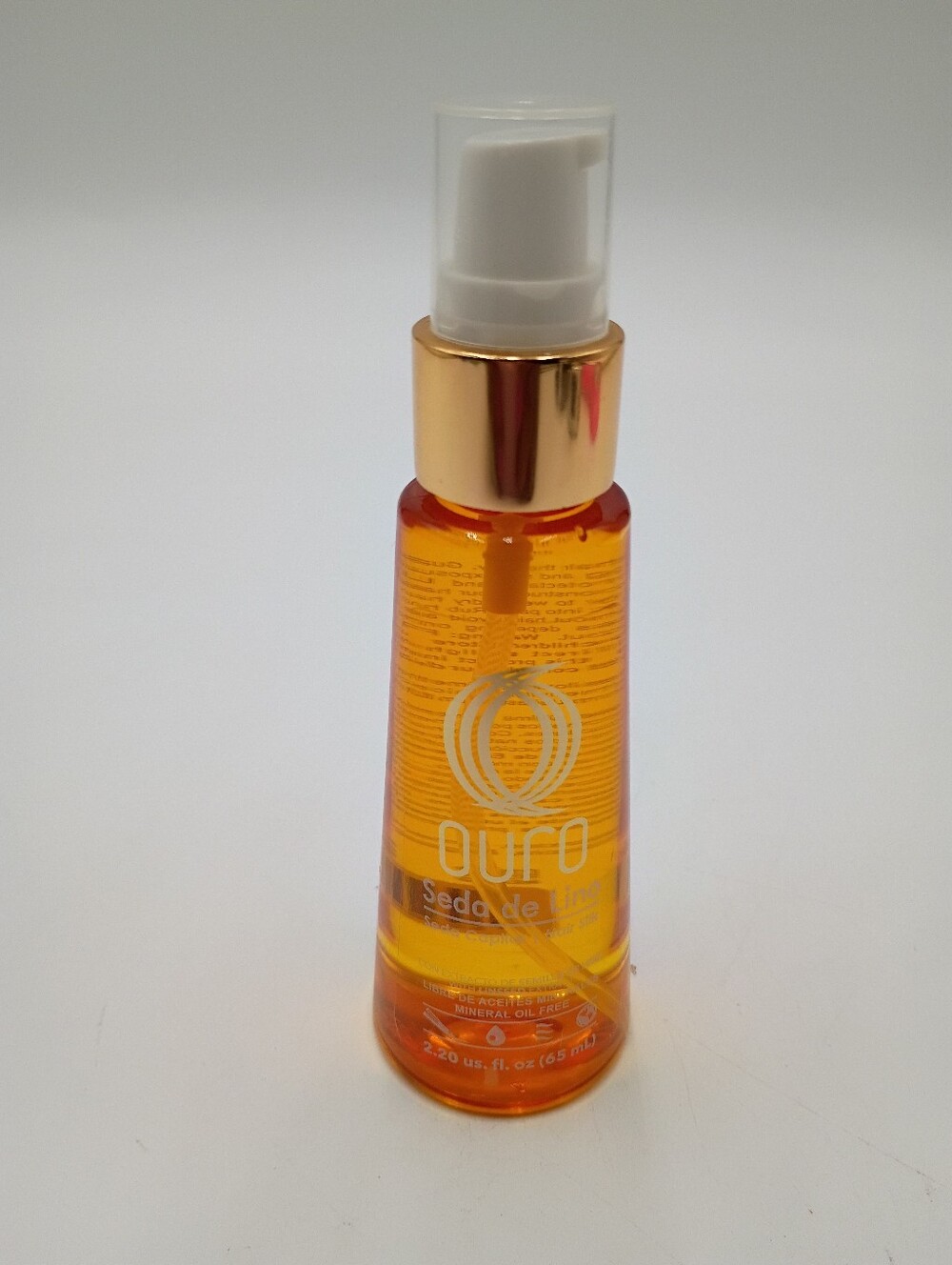 Ouro Seda De Lino Hair Silk W/Linseed Extract 2.2 Fl Oz